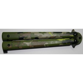 COUTEAU PAPILLON ALBAINOX CAMO VERT PIXEL