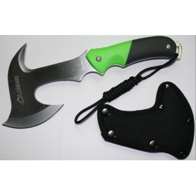 HACHE A LANCER ALBAINOX INOX NOIR VERT 32152