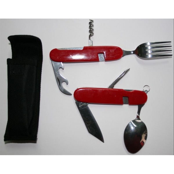 MULTIFONCTION COUVERT ROUGE 11007