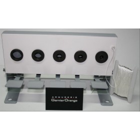 CIBLE COMPETITION 5 TROUS METAL