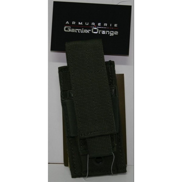 POCHE SIMPLE CHARGEUR PISTOLET MOLLE VERT OLIVE