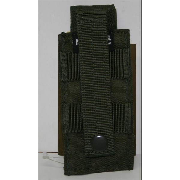 POCHE SIMPLE CHARGEUR PISTOLET MOLLE VERT OLIVE
