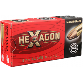 Cartouche Cal. 9x19 HEXAGON GECO x50