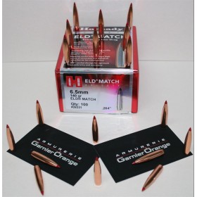 OGIVE HORNADY 26331 CAL. 6.5 ELD MATCH 110GR X100