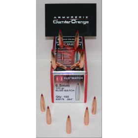 OGIVE HORNADY 26333 CAL. 6.5 ELD MATCH 123GR X100
