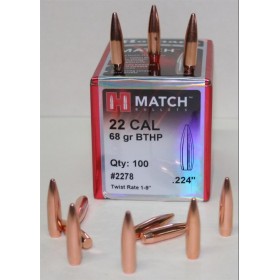 OGIVE HORNADY 2278 CAL. 22 68 GR MATCH X100