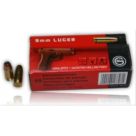 CARTOUCHE CAL. 9X19 GECO 115GR JHP X50