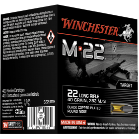 Cartouche Cal. 22 lr Winchester M22 X400