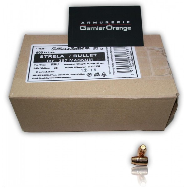 OGIVE SB CAL. 38 /357 FMJ 158GR X500