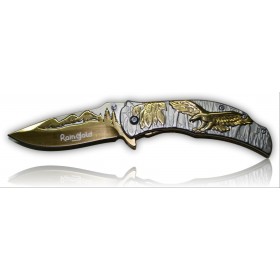 COUTEAU PLIANT ALBAINOX RAINGOLD AIGLE LAME 9CM 18356