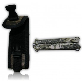 COUTEAU PAPILLON K25 PHYTON CAMO SABLE LAME 10CM 02132