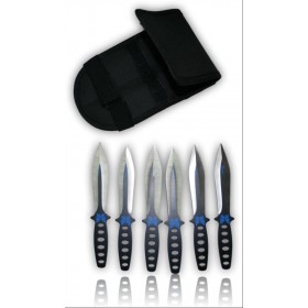 SET 6 COUTEAUX A LANCER ALBAINOX SKULLS LAME 9CM 32256