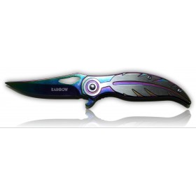 COUTEAU PLIANT ALBAINOX RAIBOW PLUME LAME 7CM 18179-A