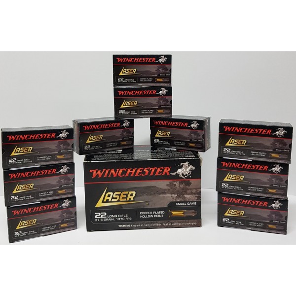 Cartouche Cal. 22 lr  Winchester Laser X50