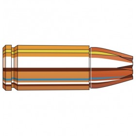 CARTOUCHE CAL. 9X19 HORNADY 115 GR MONOFLEX X15