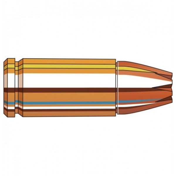 CARTOUCHE CAL. 9X19 HORNADY 115 GR MONOFLEX X15