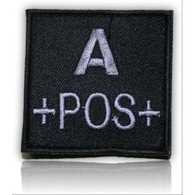 PATCH GROUPE SANGUIN A+ NOIR