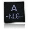 PATCH GROUPE SANGUIN A- NOIR