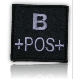 PATCH GROUPE SANGUIN B+ NOIR