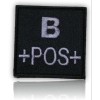 PATCH GROUPE SANGUIN B+ NOIR