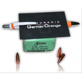 OGIVE SIERRA S7150 CAL. 6MM - 243 80GR SPITZER SOFT POINT SSP X100