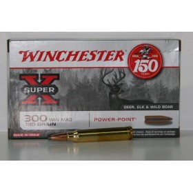 MUNITIONS WINCHESTER POWER POINT 180GR CAL. 300 WIN MAG X20