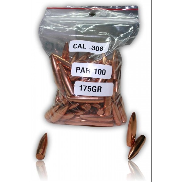 OGIVE LAPUA CAL. 30 - .308 HPBT 175GR X100