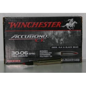 MUNITIONS WINCHESTER ACCUBOND CT 180GR CAL. 30-06 X20