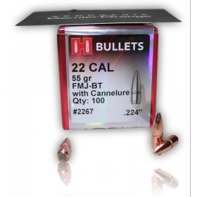 OGIVE HORNADY CAL. 22 55GR FMJ X100