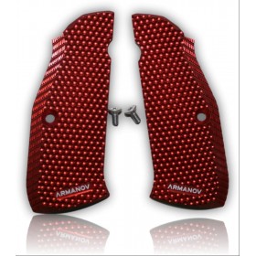 GRIP ALU ARMANOV POUR CZ ROUGE