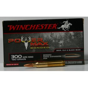 MUNITIONS WINCHESTER POWER MAX 180GR CAL. 300 WIN MAG X20