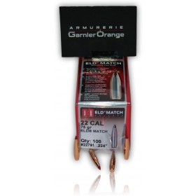 OGIVE HORNADY 22791CAL. 22 ELD MATCH 75GR X100