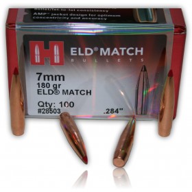 OGIVE HORNADY 28503 CAL. 7MM ELD MATCH 180GR X100