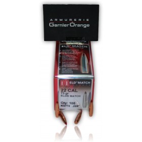 OGIVE HORNADY 22774 CAL. 22 ELD MATCH 73GR X100