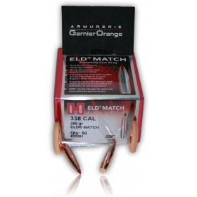 OGIVE HORNADY 33381 CAL. 338 ELD MATCH 285GR X50