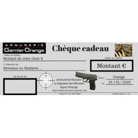 Chèque cadeau 480 euros tir sportif
