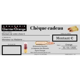 Chèque cadeau 280 euros munitions