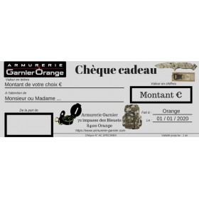 Chèque cadeau 140 euros militaire
