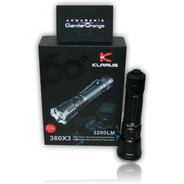 LAMPE KLARUS 360X3 3200 LUMENS 99465