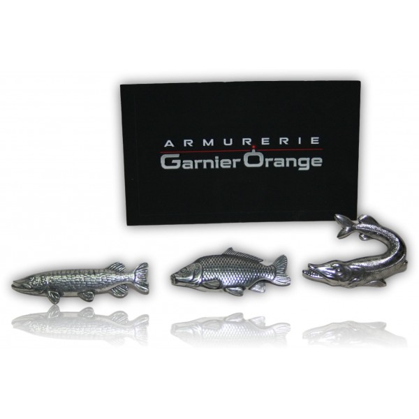 Lot de 3 broches rivière