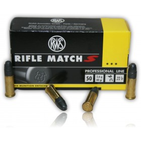 Cartouche Cal. 22 lr RWS Rifle Match S X50