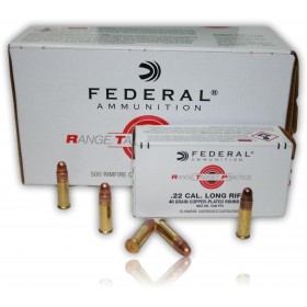 Cartouche Cal. 22 lr FEDERAL 40 grains X50