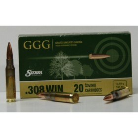 CARTOUCHE GGG 168GR HPBT CAL. 308 WIN X20