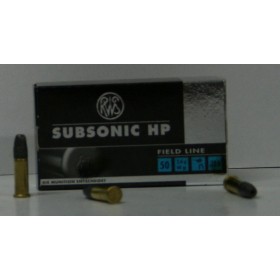 CARTOUCHE RWS SUBSONIC HP CAL. 22 X50