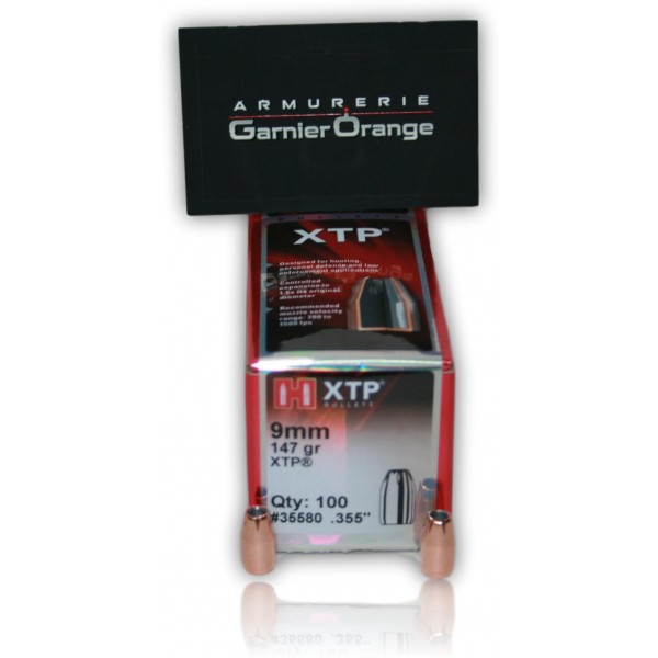 OGIVE HORNADY 35580 CAL. 9MM XTP 147GR X100