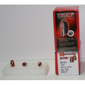 OGIVE HORNADY 35571 CAL. 9MM XTP 124GR X100