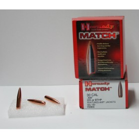 OGIVE HORNADY CAL. 30 225GR BTHP MATCH  X100