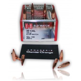 OGIVE HORNADY ELD MATCH 30 308 155 GR BTE 100 30313