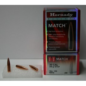 OGIVE HORNADY 30733 CAL. 30 208GR BTHP X100