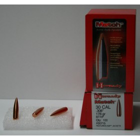 OGIVE HORNADY 30715 CAL. 30 178GR BTHP MATCH X100